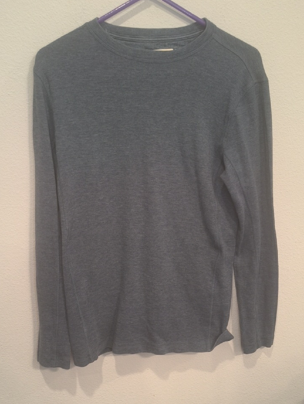 Magellan Outdoors Slate Gray Classic Fit Crew Tee Base Camp Wicking S